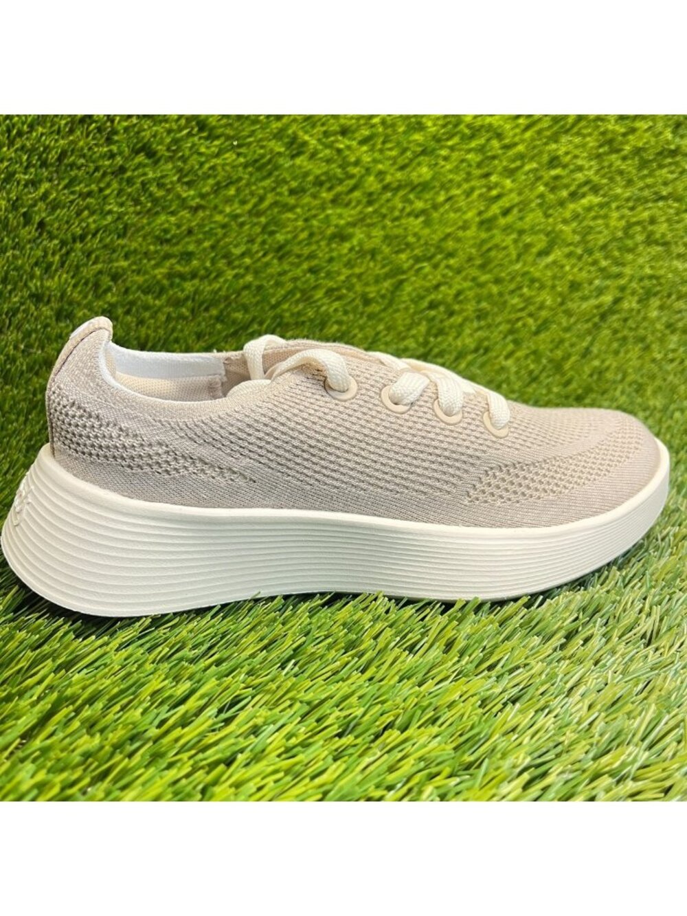 Allbirds Tree Runner Go Womens Size 5 Ivory Athletic Running Shoes Sneakers
